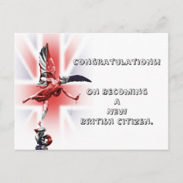 Cartão Postal Parabéns de se tornar um cidadão britânico!