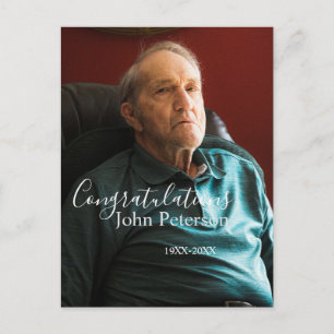 Cartão Postal Parabéns inauguração da casa aposentadoria nome 