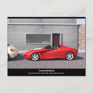 Cartão Postal Parabéns pela sua carta de condução (inglês)