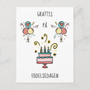 Cartão Postal Parabéns pelo aniversário   Feliz Aniversário