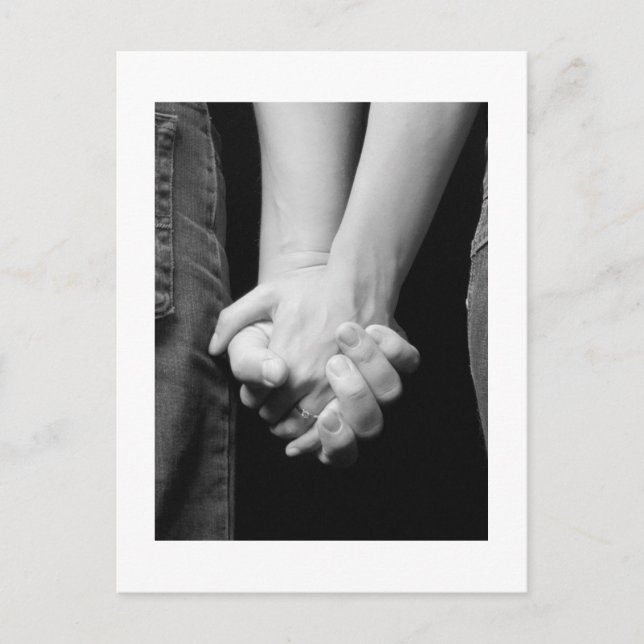 Cartão Postal Parabéns pelo noivado (Frente)