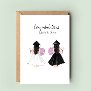 Cartão Postal parabéns personalizados, graduado