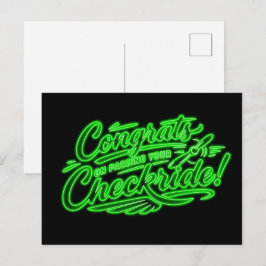 Cartão Postal Parabéns por passar na sua checkride!