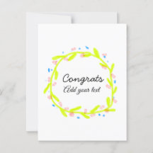 Parabéns simples mínimos para formatura adicione s