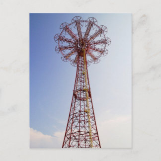 Cartão Postal Parachute Jump - Coney Island, cartão-postal de NY