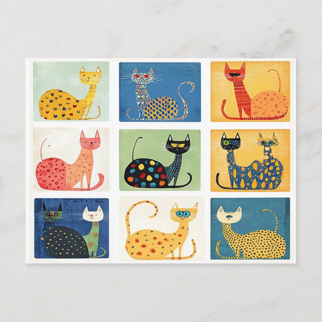 Cartão Postal Parada de Gato Whimsso (Frente)