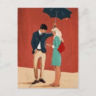 Cartão Postal Parada do barramento da Broadway