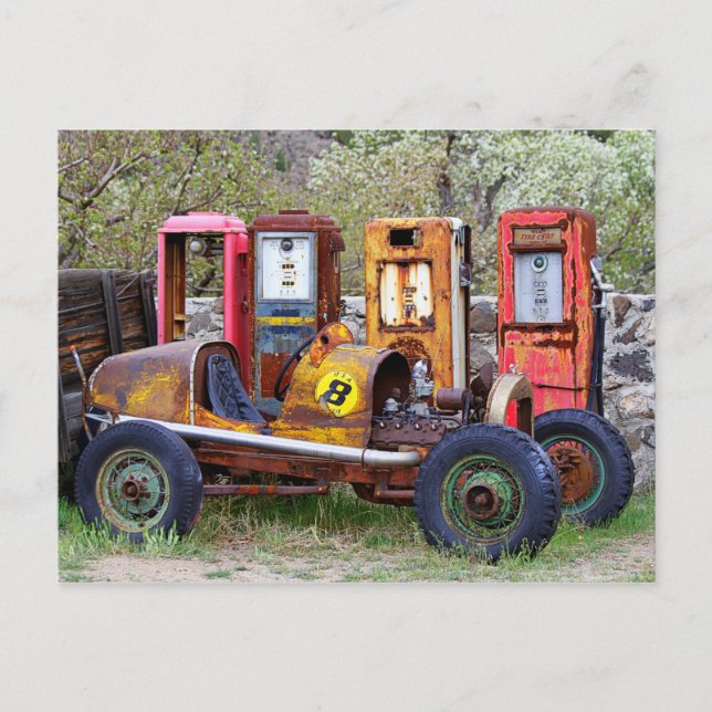 Cartão Postal Parada Final do Carro Race (Frente)