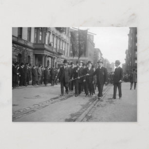 Cartão Postal Parada Socialista, NYC: 1908