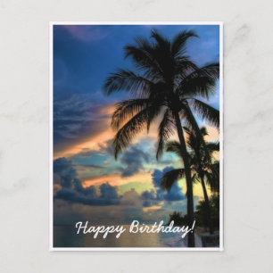 Cartão Postal Paradise... Birthday Card