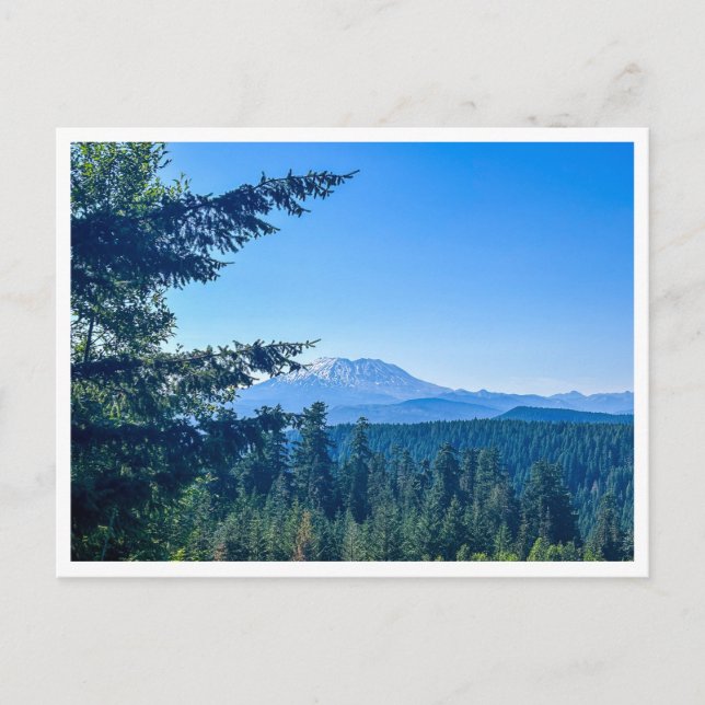 Cartão Postal paragem na estrada cênica (Frente)