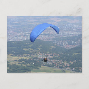 Cartão Postal Paraglider sobre Clermont
