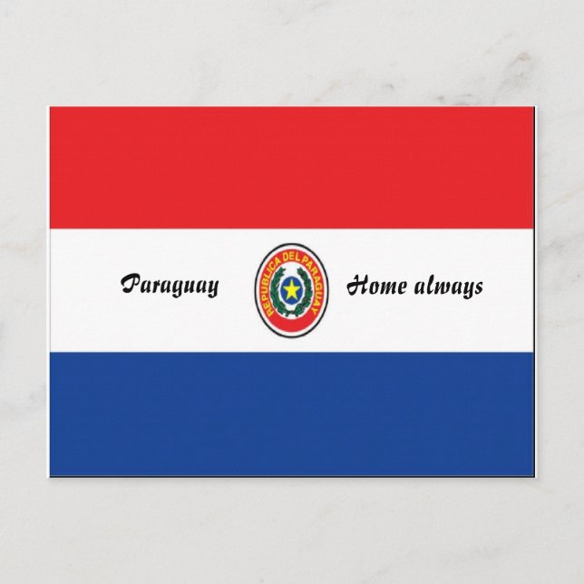 Cartão Postal Paraguai (Frente)