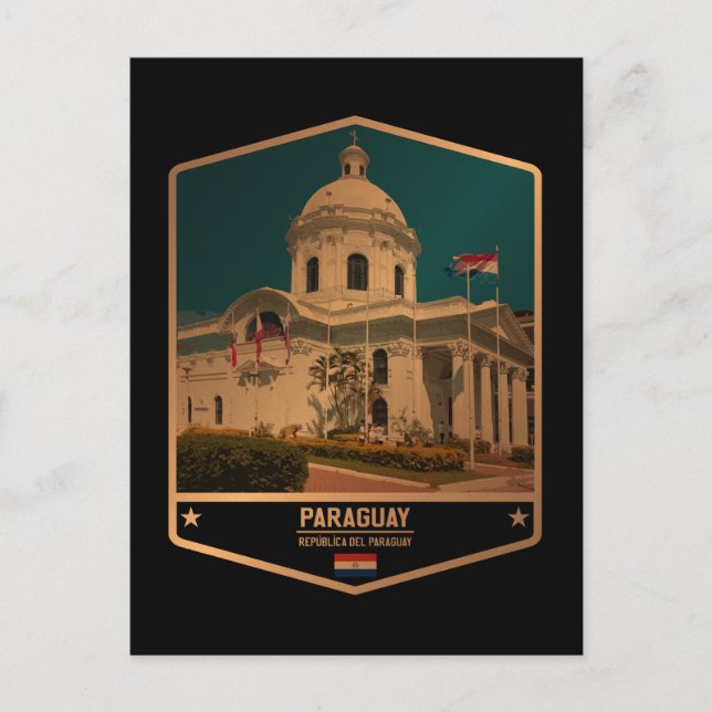 Cartão Postal Paraguai (Frente)
