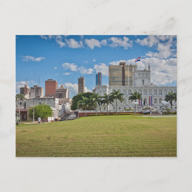 Cartão Postal Paraguai - Assunção - Centro (Frente)