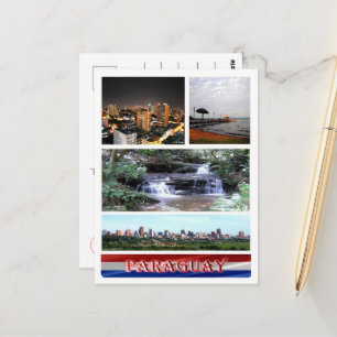 Cartão Postal Paraguay - Mosaic -