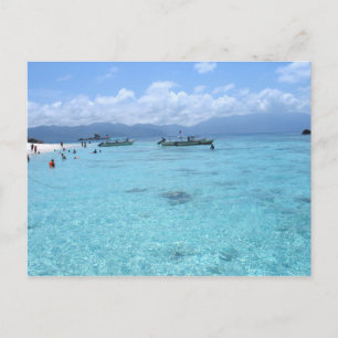 Cartão Postal Paraíso Azul