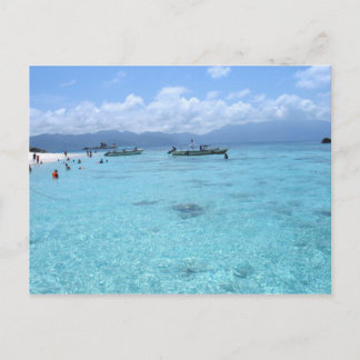 Cartão Postal Paraíso Azul
