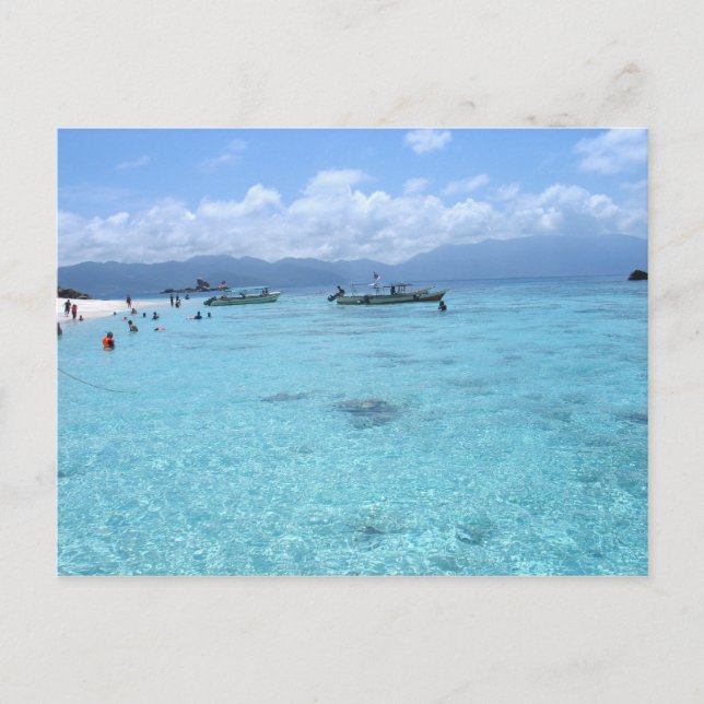 Cartão Postal Paraíso Azul (Frente)