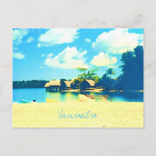 Cartão Postal Paraíso da ilha tropical Vanuatu viagem