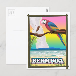 Cartão Postal Paraíso das Bermudas.