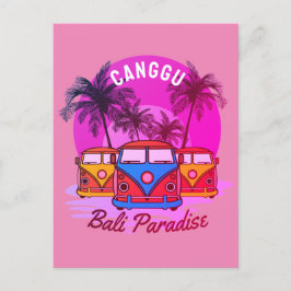 Cartão Postal paraíso de canggu bali