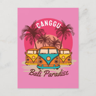 Cartão Postal paraíso de canggu bali