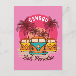 Cartão Postal paraíso de canggu bali