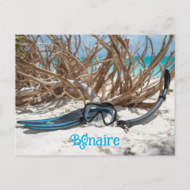 Cartão Postal Paraíso de mergulhadores de Bonaire
