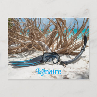 Cartão Postal Paraíso de mergulhadores de Bonaire