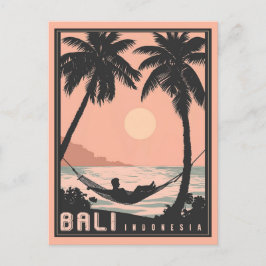 Cartão Postal Paraíso encontrado: Bali no Rosa Vintage