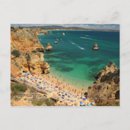 Cartão Postal Paraíso Oculto Praia Do Camilo, Algarve, Portugal