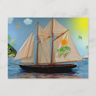 Cartão Postal Paraíso tropical