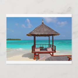 Cartão Postal paraíso tropical da praia relaxe remoto