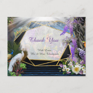 Cartão Postal Paraíso Tropical de Wisteria no Palácio do Ouro