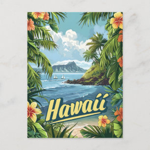 Cartão Postal Paraíso Tropical: Sangue Costeiro do Havaí