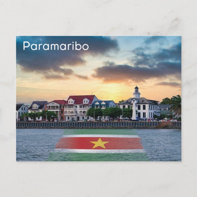 Cartão Postal Paramaribo - Suriname (Frente)