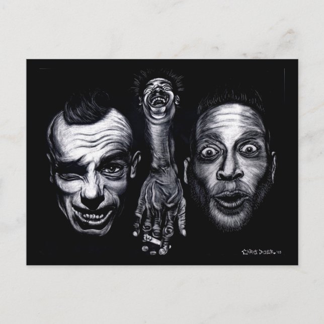 Cartão Postal Paranoia  (Frente)