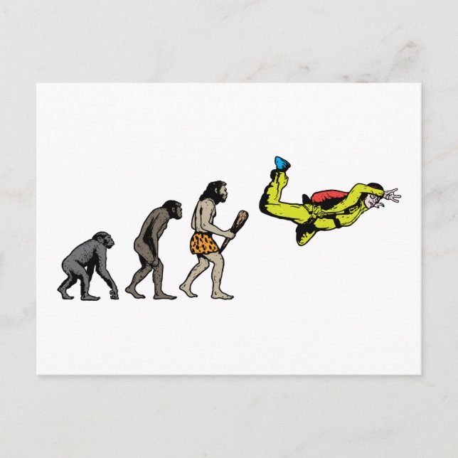 Cartão Postal Paraquedismo (Frente)