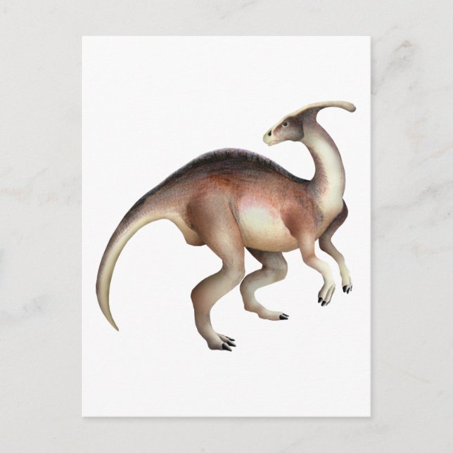 Cartão Postal Parasaurolofo (Frente)
