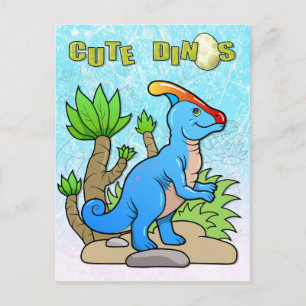 Cartão Postal parasaurolophus