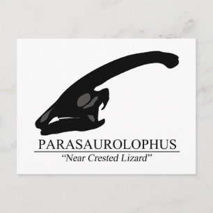Cartão Postal Parasaurolophus