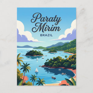 Cartão Postal Paraty Mirim Brasil