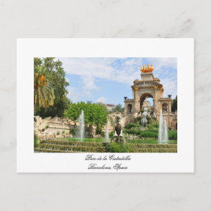 Cartão Postal Parc de la Ciutadella em Barcelona