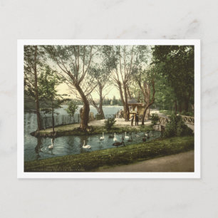 Cartão Postal Parc de la Tête d'Or, Lyon, França