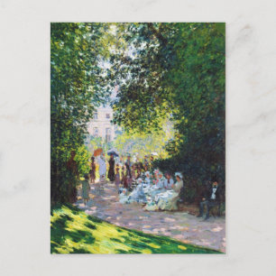 Cartão Postal Parc Monceau Claude Monet