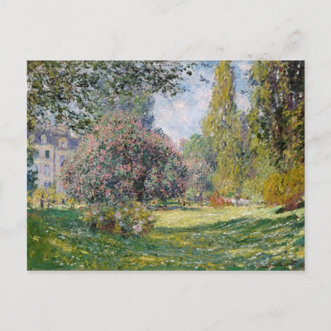 Cartão Postal Parc Monceau - Claude Monet (Frente)
