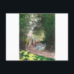 Cartão Postal Parc Monseau, de Claude Monet<br><div class="desc">Oscar-Claude Monet (Reino Unido: /ˈmɒ neɪ/, EUA: /moʊˈneɪ, mzaˈ-/, Francês: [klod mɔ]; 14 de novembro de 1840 - 5 de dezembro de 1926) foi pintor francês e fundador da sua pintura, que é vista como um precursor-chave do modernismo, especialmente nas suas tentativas de pintar a natureza como ele percebeu[1]. Durante...</div>