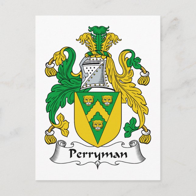 Cartão Postal Parceiro da Família Perryman (Frente)