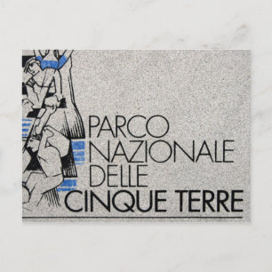 Cartão Postal parco cinque terre